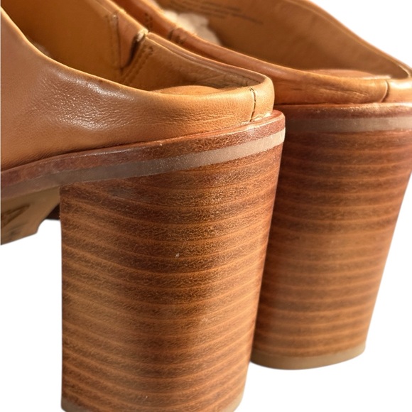 Sofft Women's Leather Block Heel Mules
Open Toe Tan preloved Size 9M - Picture 6 of 12